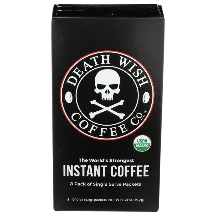 A Product Photo of Death Wish The World's Strongest Instant Coffee