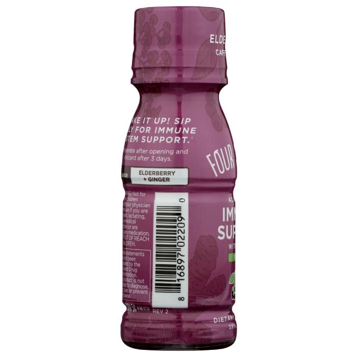 Side Label of Four Sigmatic Sweet Adaptogen Immune Support with Chaga Drink