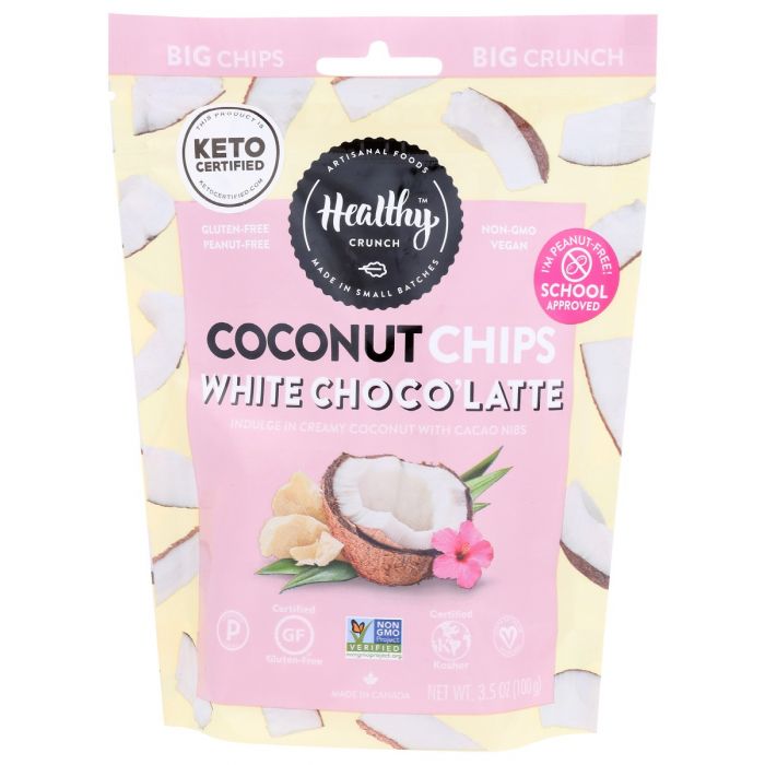 A Product Photo of Healthy Crunch White Choco'latte Coconut Chips