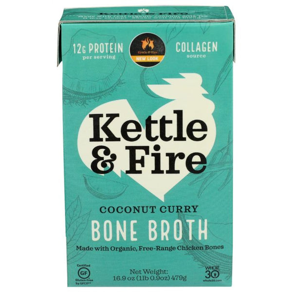 A Product Photo of Kettle and Fire Coconut Curry Broth