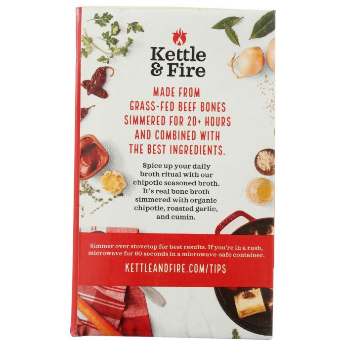 Back of the Box Photo of Kettle and Fire Chipotle Beef Broth