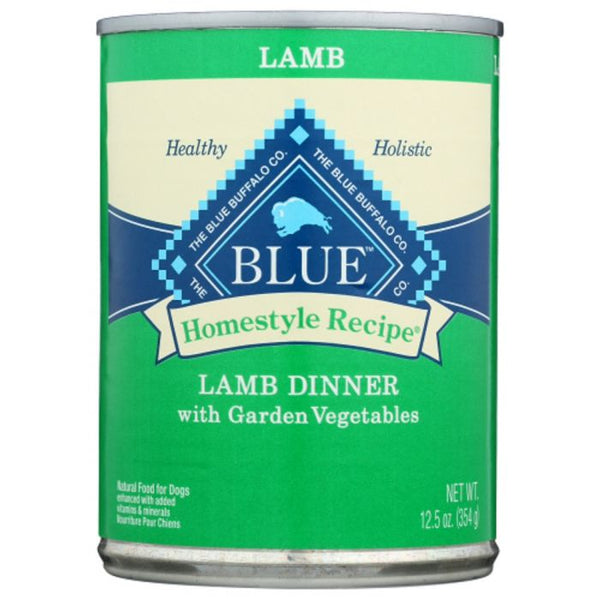 A Product Photo of Blue Diamond Lamb Dinner with Garden Vegetables Dog Food