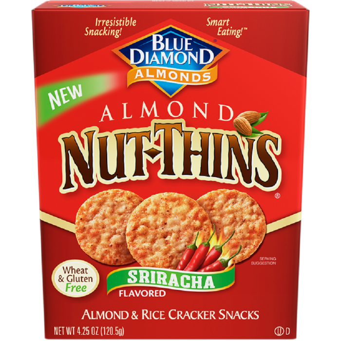 A Product Photo of Blude Diamond Sriracha Almond Nut Thins