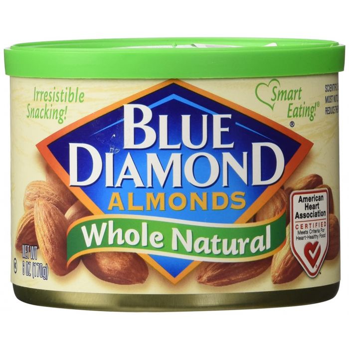 A Product Photo of Blue Diamond Whole Natural Almonds in Tin