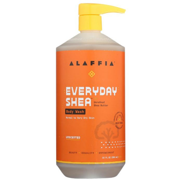 A Product Photo of Alaffia Everyday Shea Unscented Body Wash