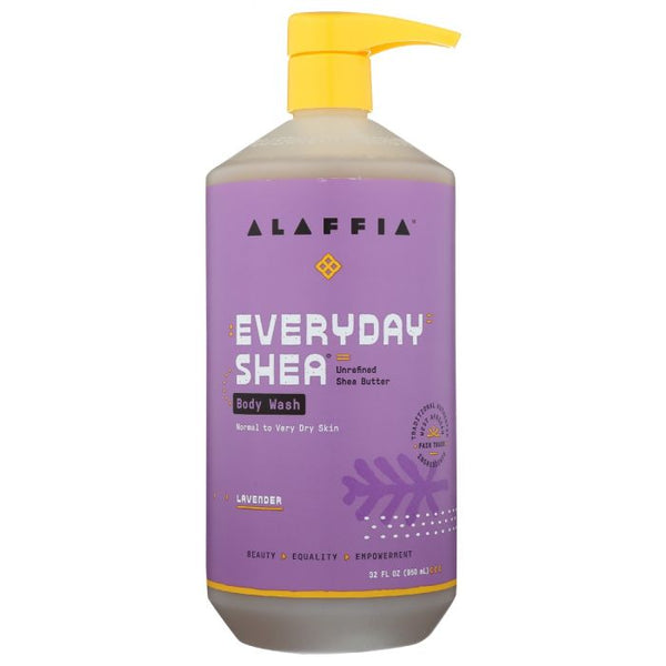 A Product Photo of Alaffia Everyday Shea Lavender Body Wash
