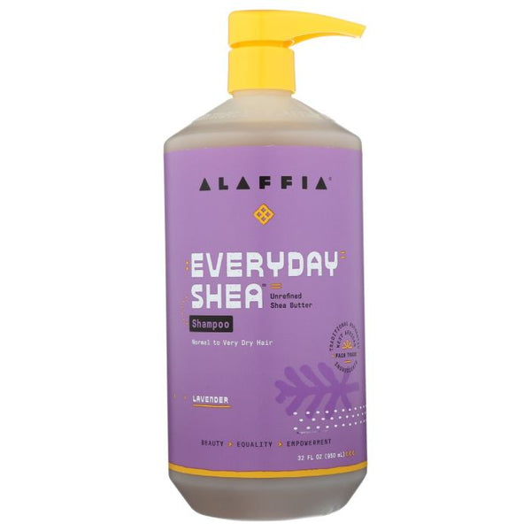 A Product Photo of Alaffia Everyday Shea Lavender Shampoo Conditioner