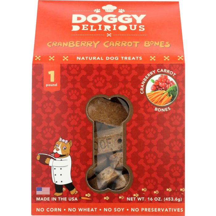 Dog Bone Cranberry Carrot (16 oz)