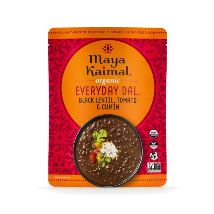 A Product Photo of Maya Kaimal Black Lentil, Tomato and Cumin Everyday Dal