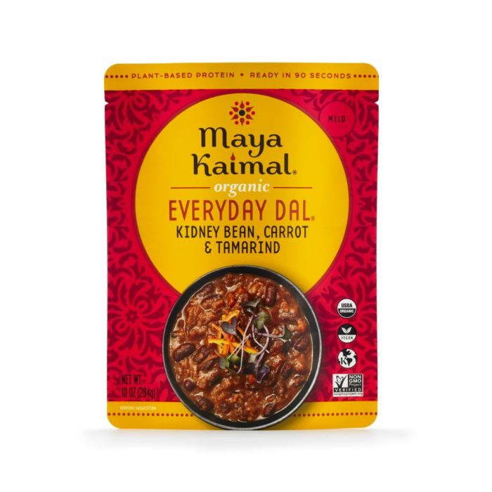 A Product Photo of Maya Kaimal Kidney Bean, Carrot and Tamarind Everyday Dal