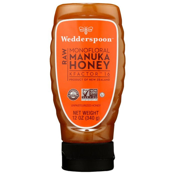 Product photo of Wedderspoon Raw Honey Manuka  K Factor 