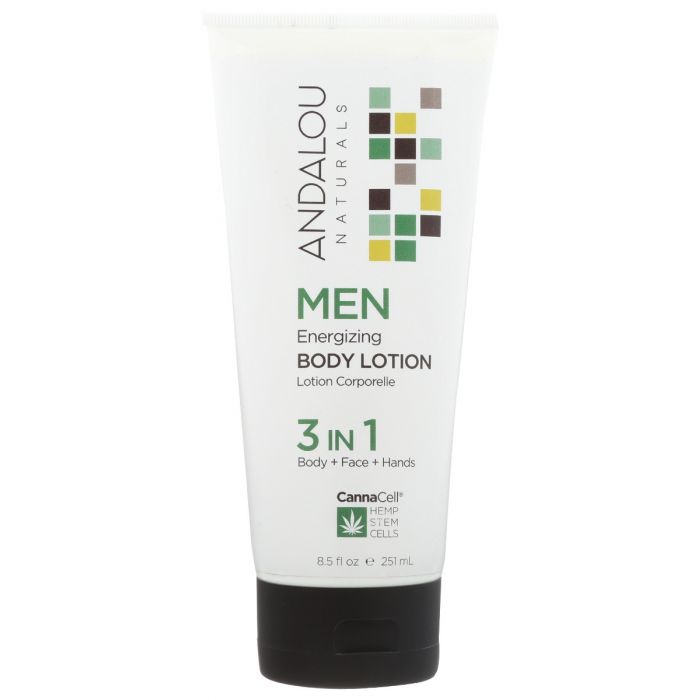 Product photo of Andalou Naturals 3 In 1 Men Energizing Body Lotion