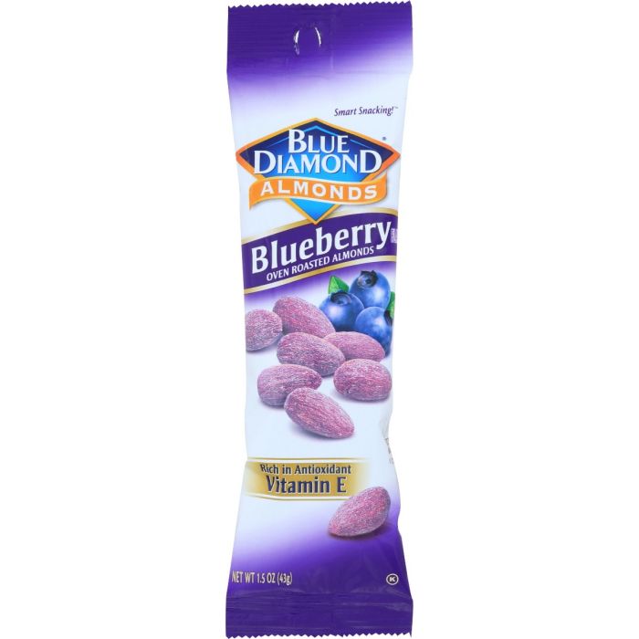 A Product Photo of Blue Diamond Single Serve Blueberry Almonds 