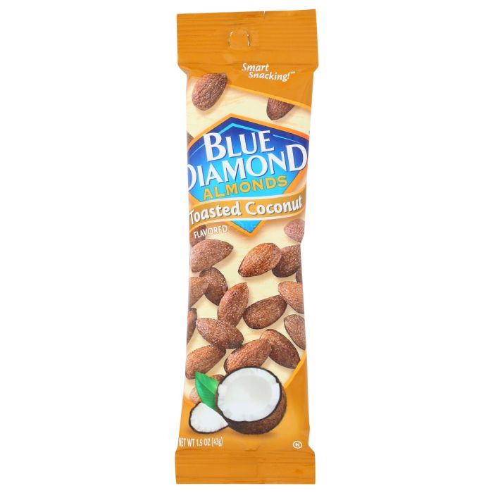A Product Photo of Blue Diamond Single Serve Toasted Coconut Almonds