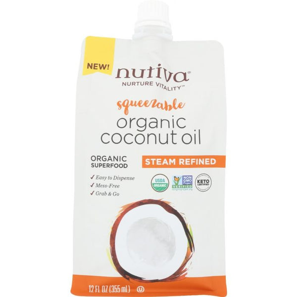 Product photo of Nutiva Oil Coconut Refined Pouch