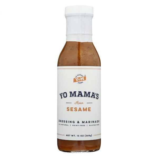 A Product Photo of Yo Mama's Asian SesameDressing and Marinade