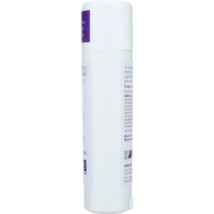 Side photo of Andalou Naturals Lavender Thyme Botanical Deodorant