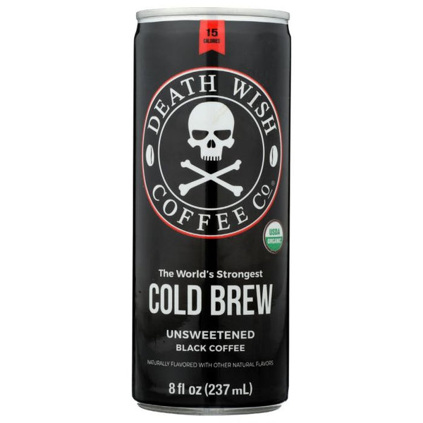 A Product Photo of Death Wish The World's Strongest Cold Brew Unsweetened Black Coffee