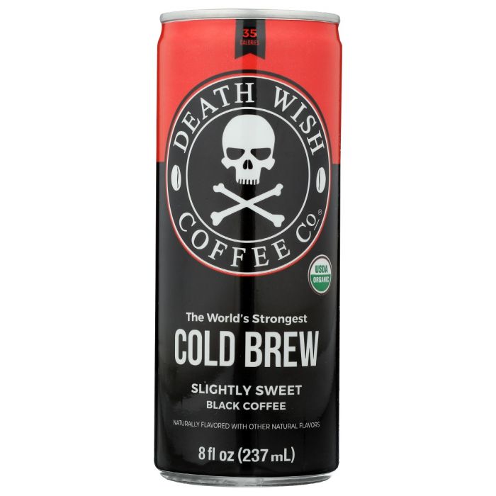 A Product Photo of Death Wish The World's Strongest Cold Brew