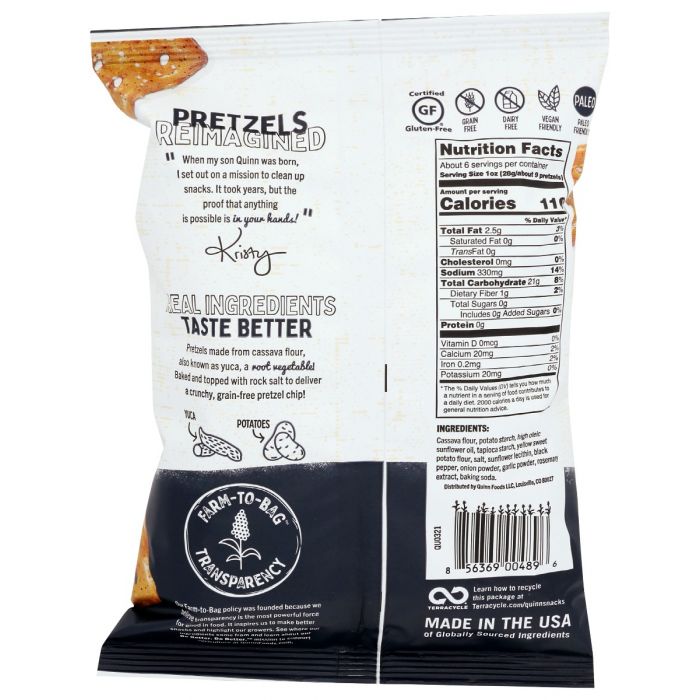 Pretzel Chips Cracked Pepper (5.5 oz)