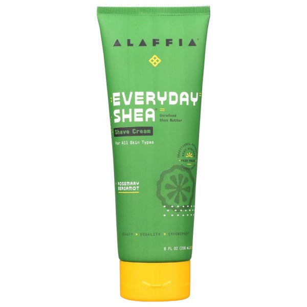 A Product Photo of Alaffia Everyday Shea Rosemary Bergamot Shave Cream