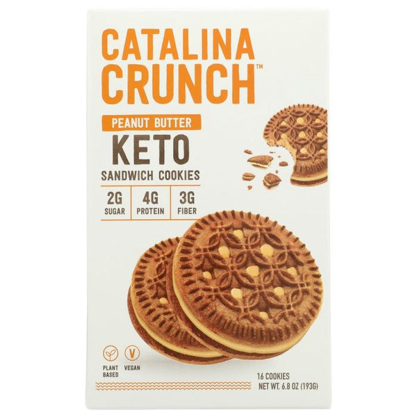 A Product Photo of Catalina Crunch Peanut Butter Keto Sandwich