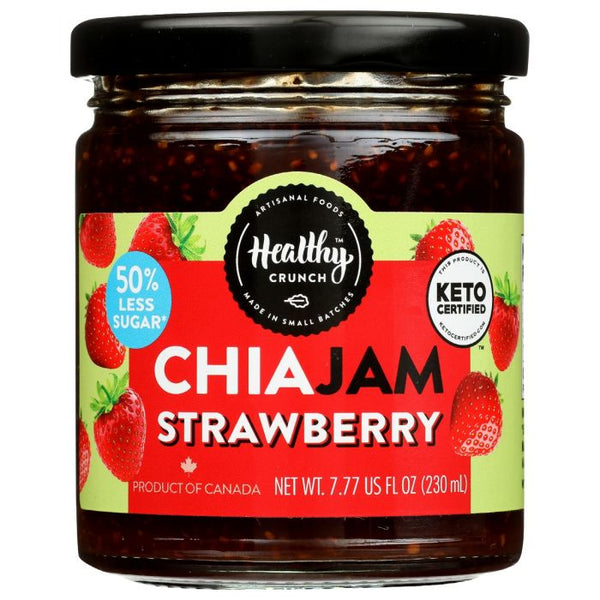 A Product Photo of Healthy Crunch Strawberry Chia Jam