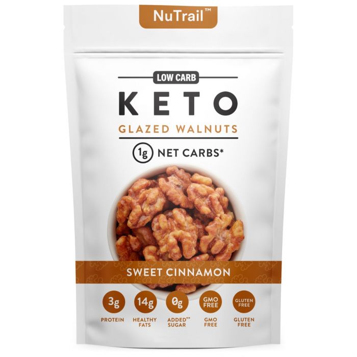 Sweet Cinnamon Keto Glazed Walnuts (4 oz)