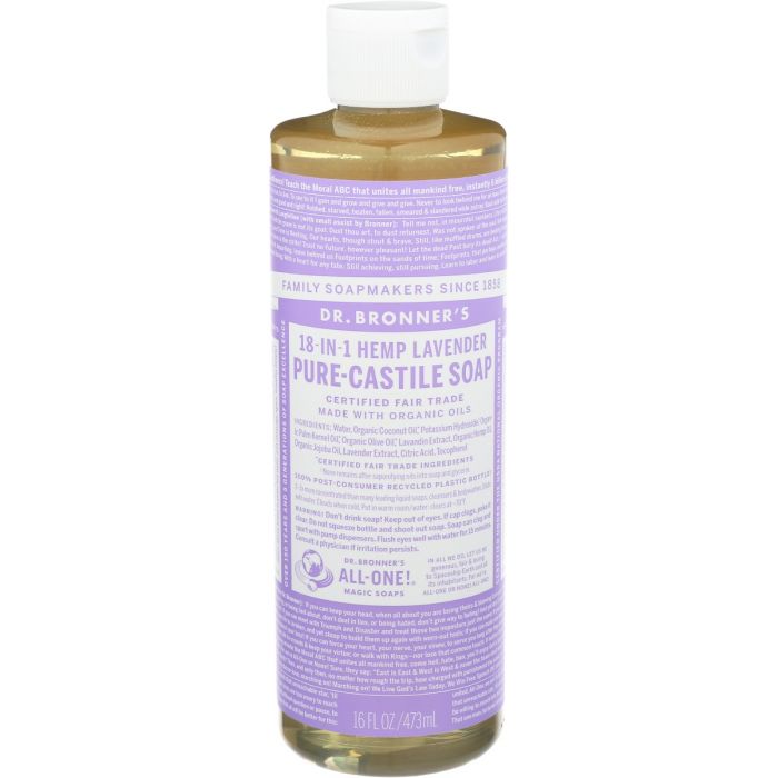 Product photo of Dr. Bronner Lavender Pure Castile Liquid Soap
