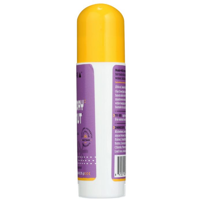Side Label Photo of Alaffia Everyday Coconut Lavender Charcoal Deodorant