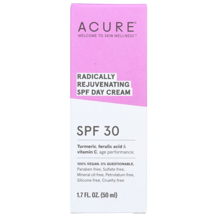 A Product Photo of Acure Radically Rejuvenating Day Cream