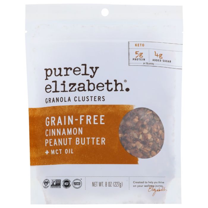A Product Photo of Purely Elizabeth Cinnamon Peanut Butter Granola Clusters