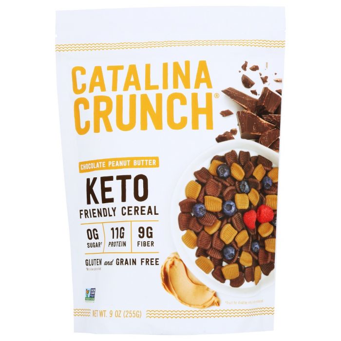 A Product Photo of Catalina Crunch Chocolate Peanut Butter Cereal