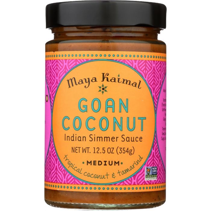 A Product Photo of Maya Kaimal Goan Coconut Medium Indian Simmer Sauce