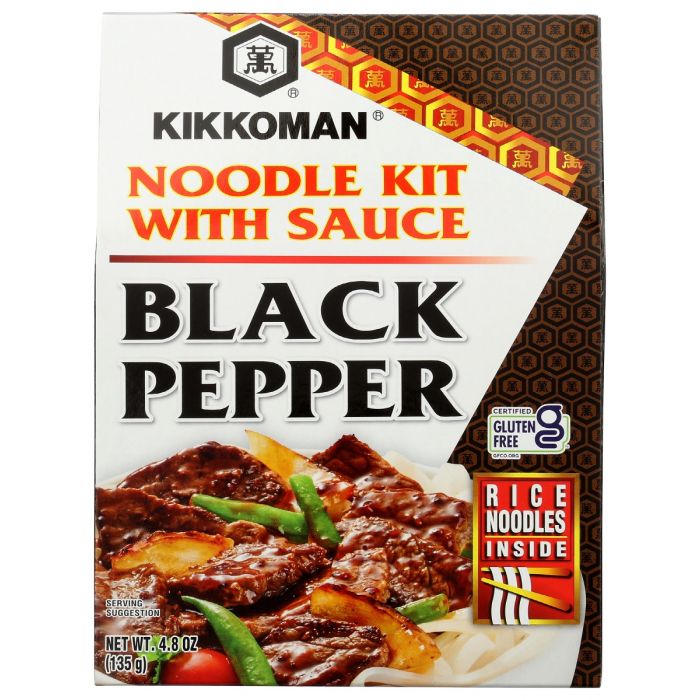 A Product Photo of Kikkoman Black Pepper Noodle Kit
