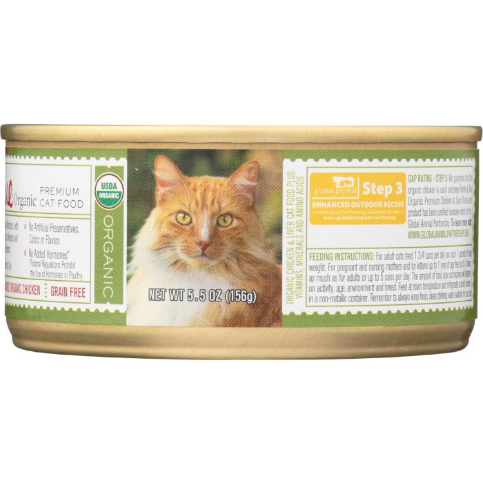 Cat Food Wet Chicken Liver Organic (5.5 oz)