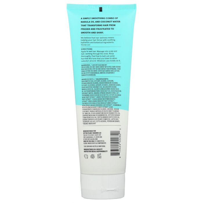 Back Packaging Photo of Acure Simply Smoothing Conditioner