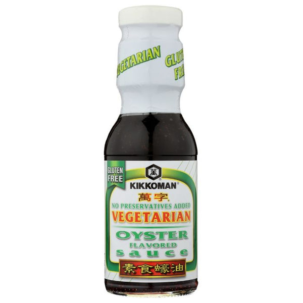 A Product Photo of Kikkoman Vegetarian Oyster Flavored Sauce