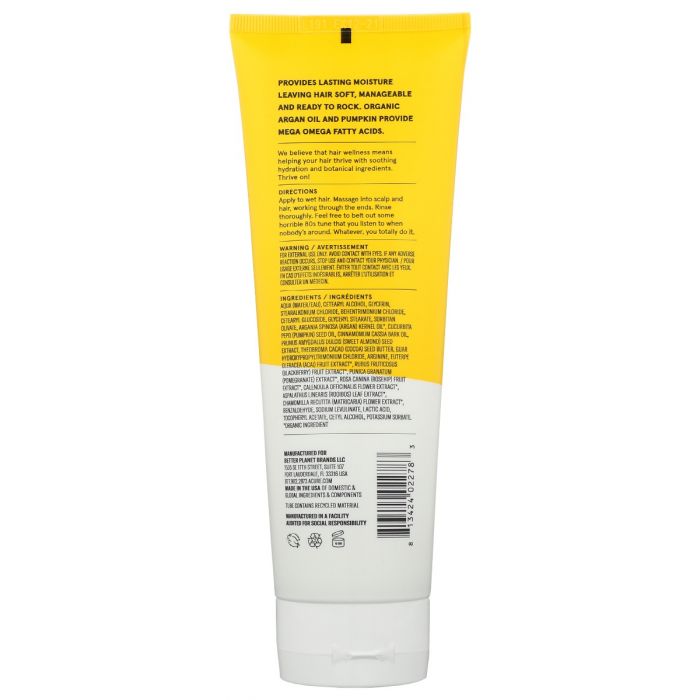 Back Packaging Photo of Acure Ultra Hydrating Conditioner
