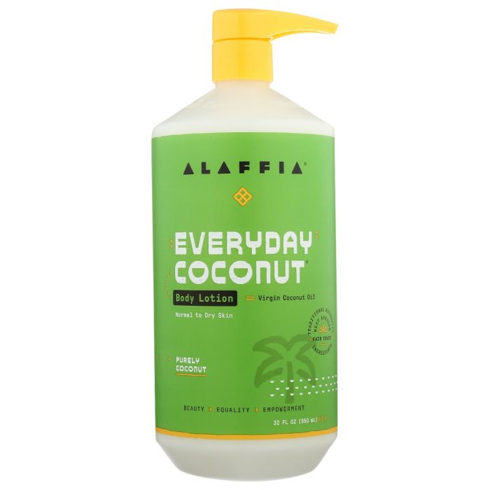 A Product Photo of Alaffia Everyday Coconut Body Lotion in Coconut Lime