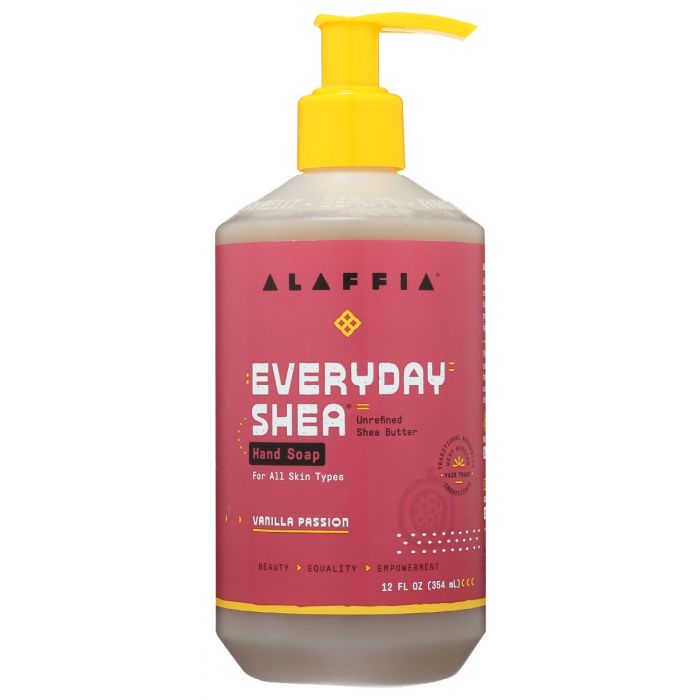 A Product Photo of Alaffia Everyday Shea Vanilla Passion Hand Soap