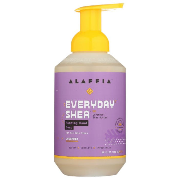 A Product Photo of Alaffia Everyday Shea Lavender Hand Soap