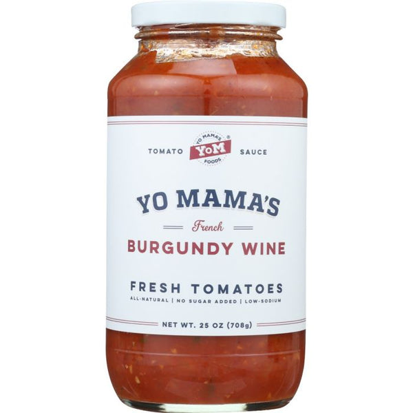 A Product Photo of Yo Mama's Burgundy Wine Fresh Tomatoes