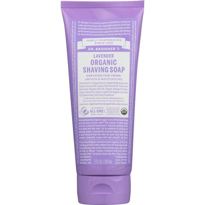 Product photo of Dr. Bronner Baby Shaving Soap Lavender