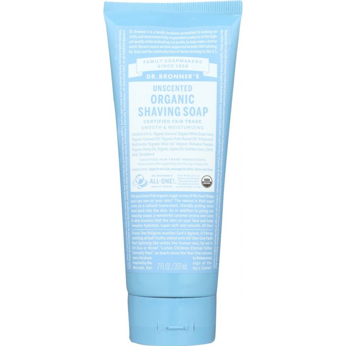 Product photo of Dr. Bronner Shaving Soap Unscented