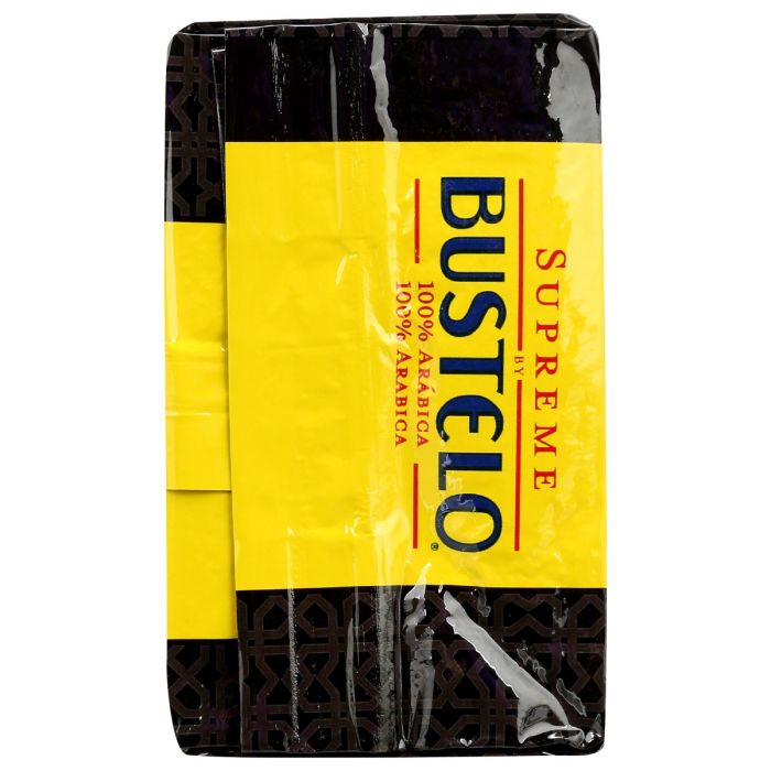 Bottom Packaging Photo of Cafe Bustelo Supreme Espresso Ground Coffee