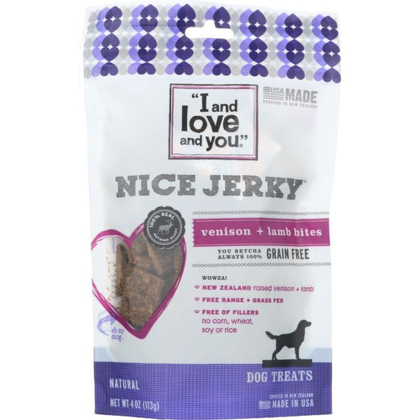 Product photo of I&LOVE&YOU Dog Treat Jerky Venison Bite