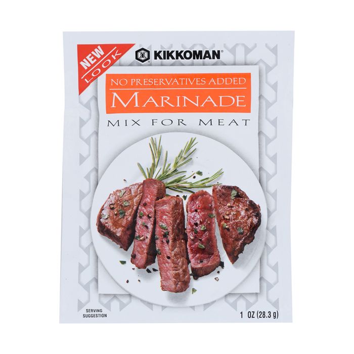 A Product Photo of Kikkoman Mix for Meat Marinade