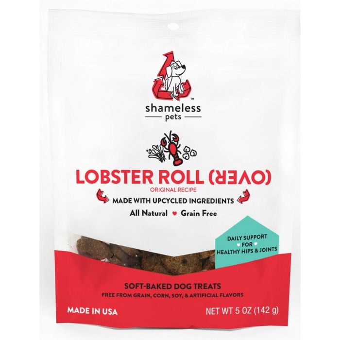 A Product Photo of Shameless Pets Lobster Roll Soft Baked Dog Treats