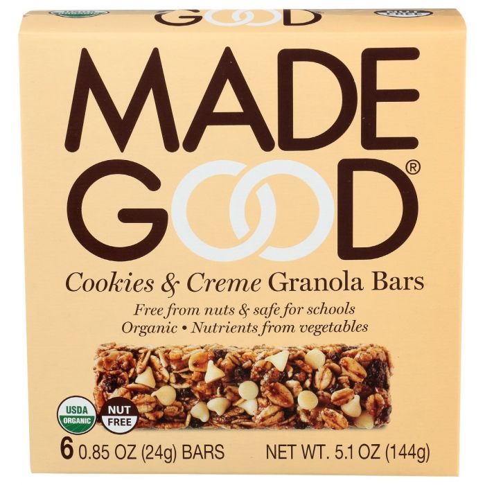 Cookies And Creme Granola Bars (5.1 oz)